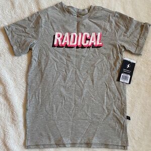 Rags Gray Radical Kids T-Shirt - NWT - Size 7/8